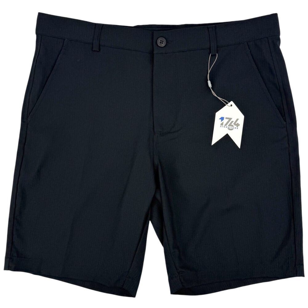 NWT 1764 Golf Men's Reid Shorts Black Size 34